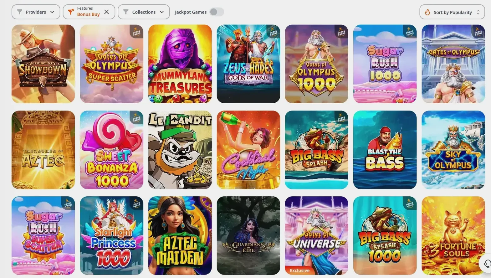 Monaco Jack Casino Spiele und Boni