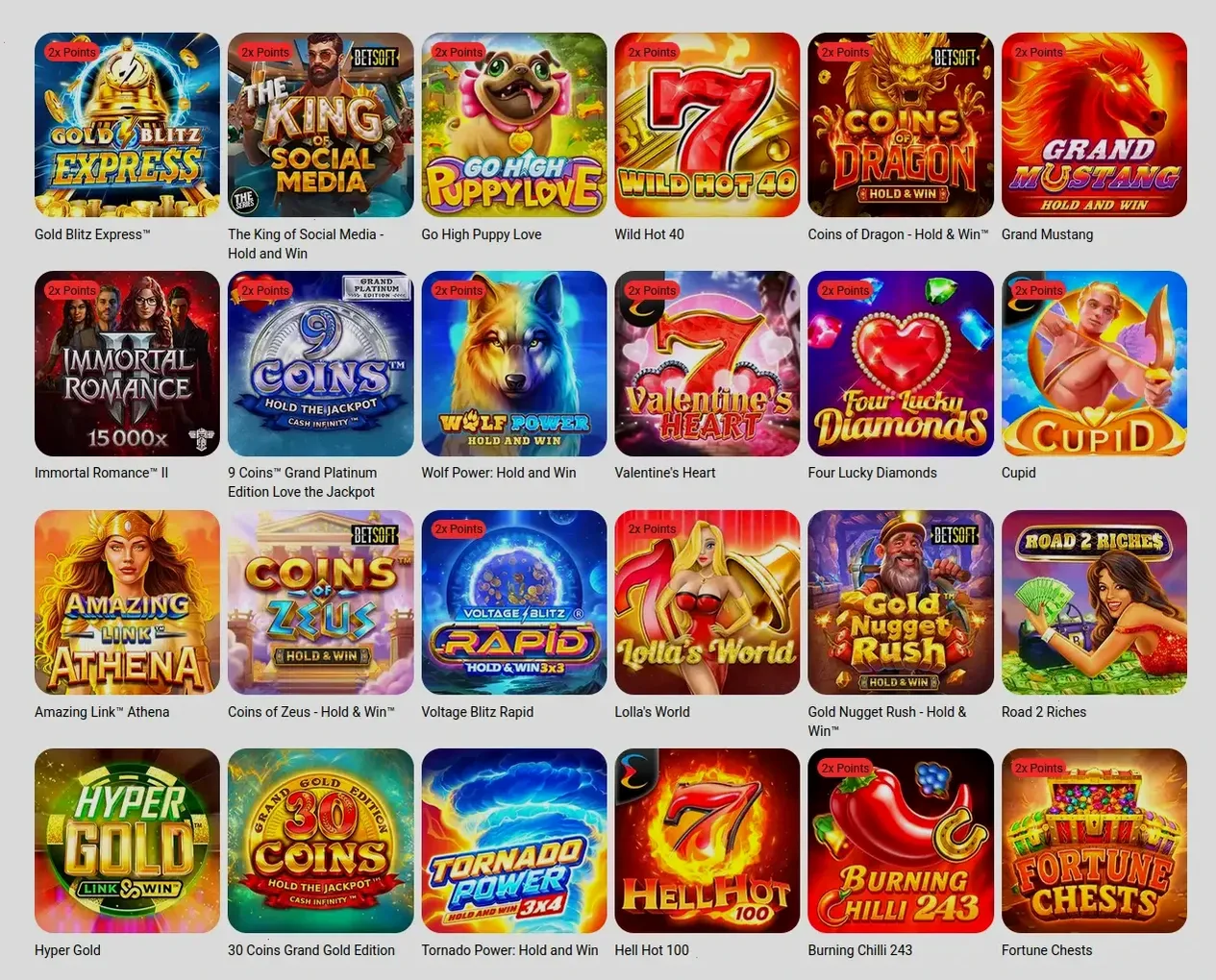 Monaco Jack mobile App Casino Spiele Übersicht